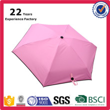 Promotional Hot Selling Five 5 folding Mini Pocket umbrella for Wholesale